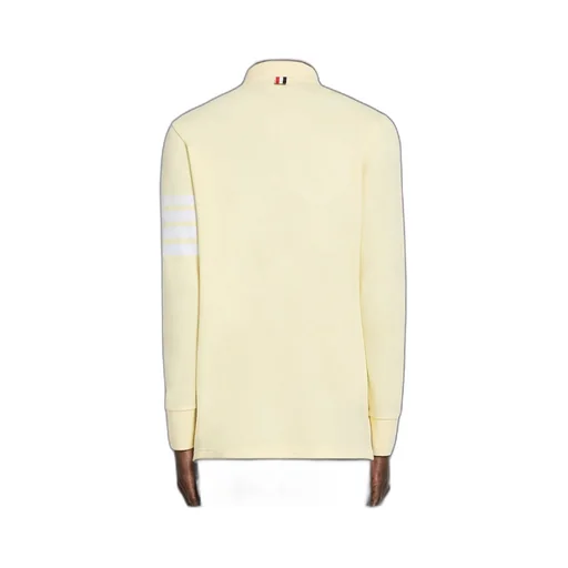 4-Bar Long-Sleeve Polo Shirt
