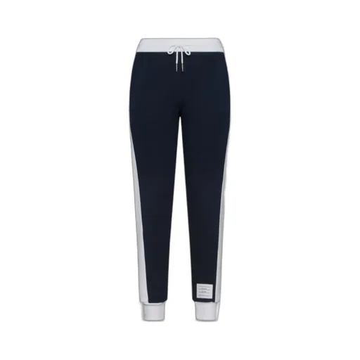 4 Bar-Stripe Drawstring Track Pants