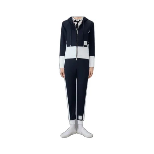 4 Bar-Stripe Drawstring Track Pants