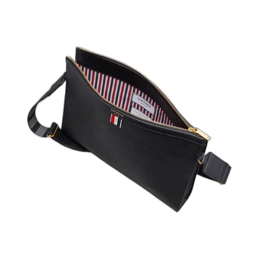 4-Bar Leather Crossbody Bag