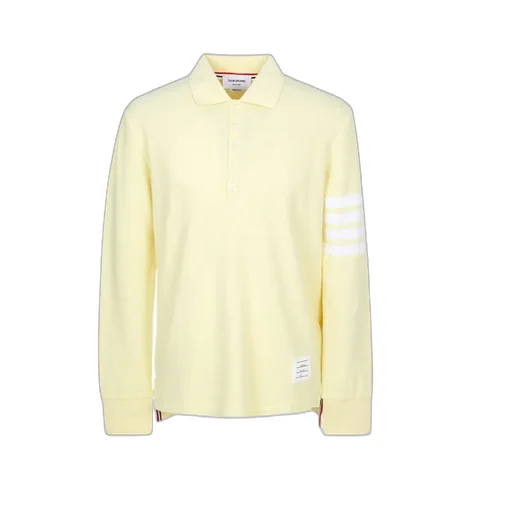 4-Bar Long-Sleeve Polo Shirt