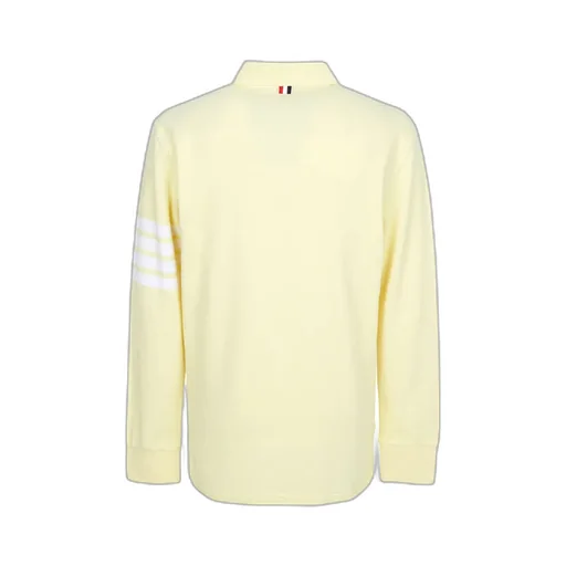 4-Bar Long-Sleeve Polo Shirt