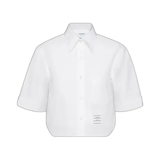 Logo Patch Cropped Shirt