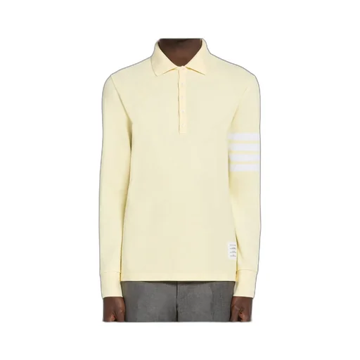 4-Bar Long-Sleeve Polo Shirt