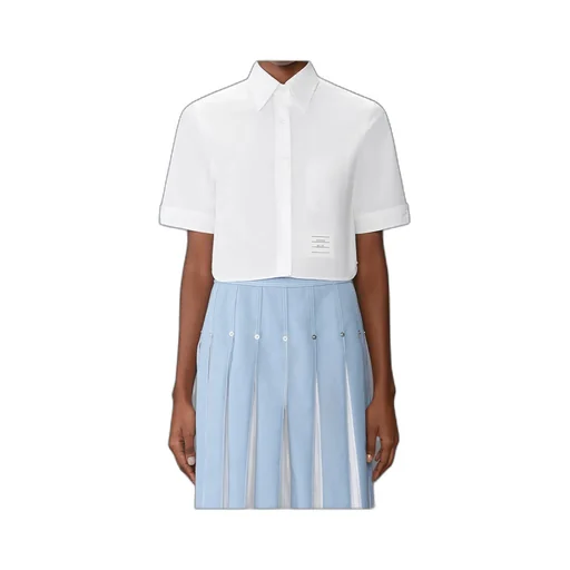 Logo Patch Cropped Shirt