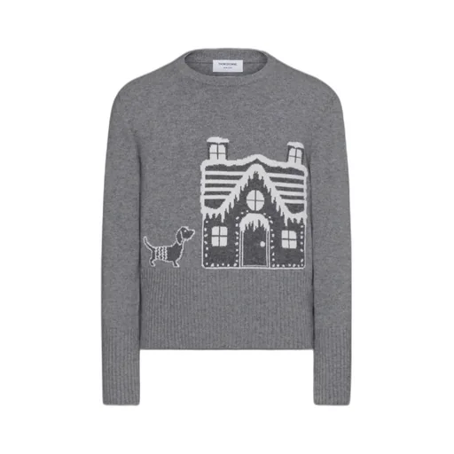 Patterned-Jacquard Wool Jumper