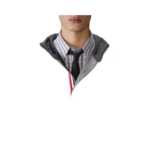 Rwb-Striped Drawstring Hooded Shirt