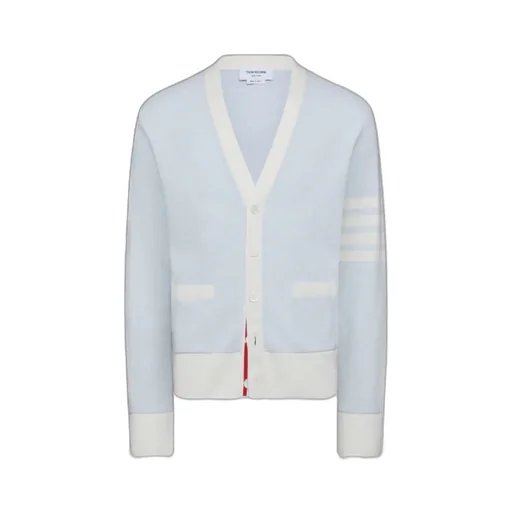 4-Bar Stripe V-Neck Cardigan