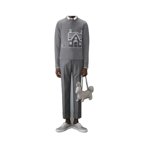 Patterned-Jacquard Wool Jumper