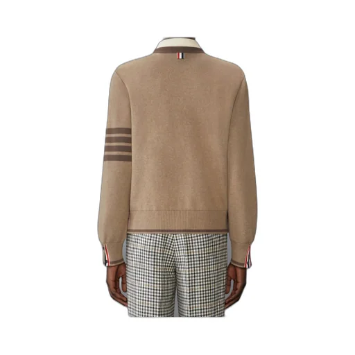 4-Bar Stripe Detailed Knitted Jumper