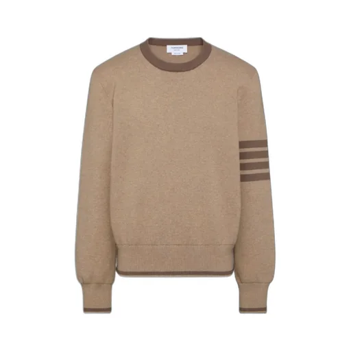 4-Bar Stripe Detailed Knitted Jumper