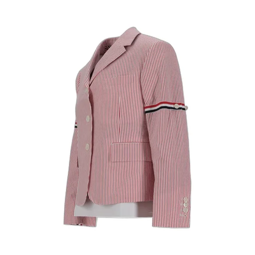 Striped-Pattern Blazer
