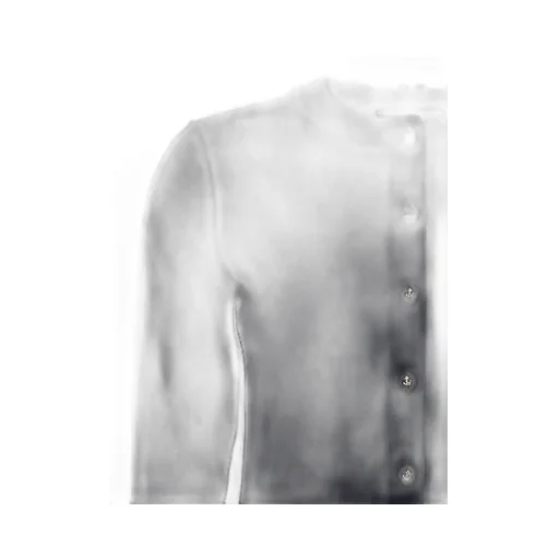 Ancora-Detailed Crewneck Knitted Cardigan