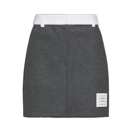 Logo-Patch Mini Skirt