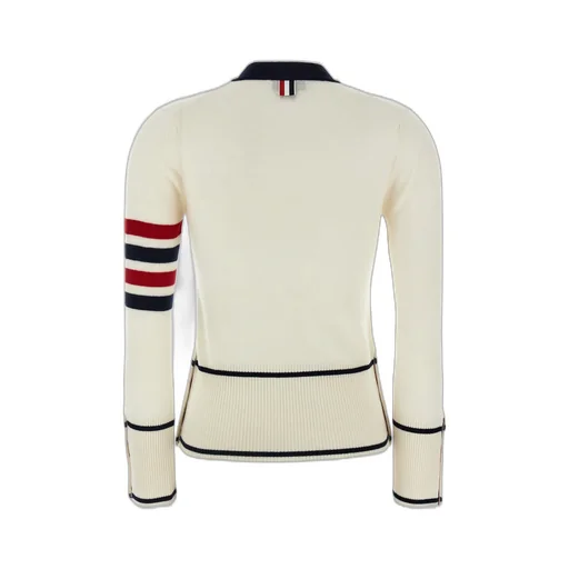 4-Bar Stripe Knitted Cardigan