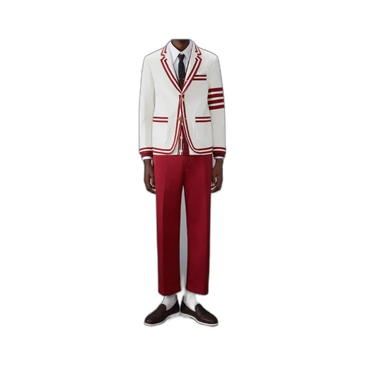 4-Bar Stripe Cotton Cardigan