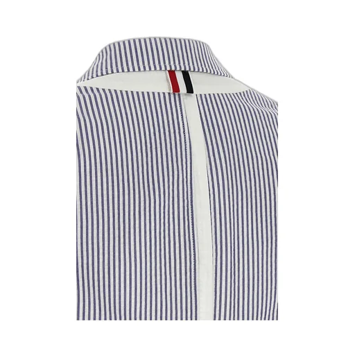 Single-Breasted Seersucker Blazer