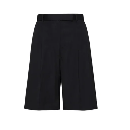 High-Waisted Double-Pleat Shorts