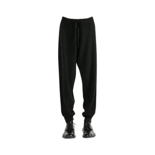 Drawstring Cashmere Trousers