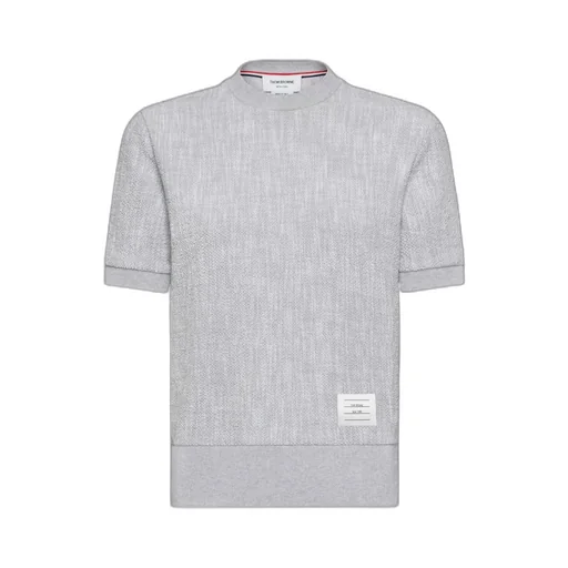 Bouclé Logo-Patch T-Shirt