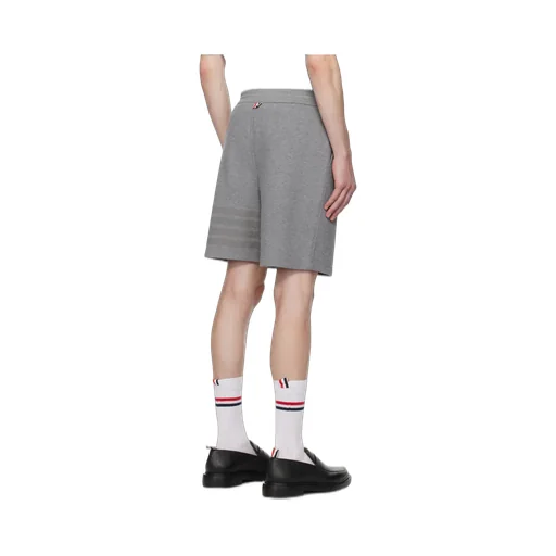 4-Bar Stripe Cotton Shorts