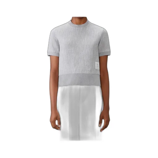 Bouclé Logo-Patch T-Shirt