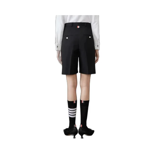 High-Waisted Double-Pleat Shorts