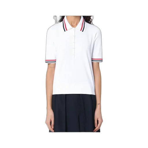 Rwb Striped Jersey Polo Shirt
