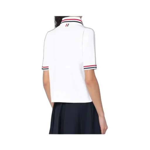 Rwb Striped Jersey Polo Shirt