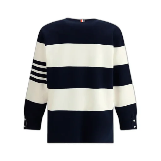 Striped V-Neck Cardigan