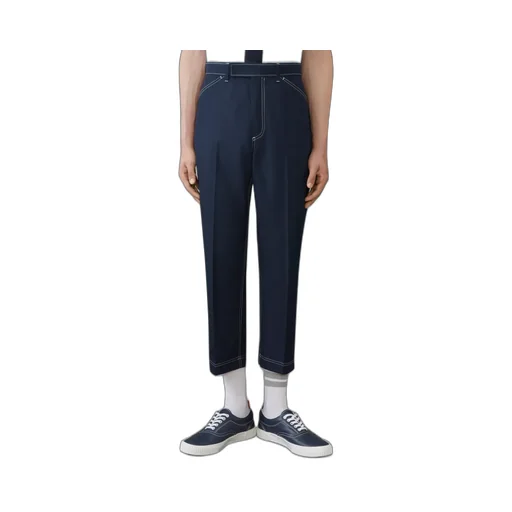 Contrast Stitch Pants