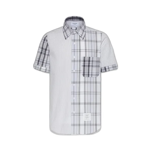 Mix-Pattern Cotton Shirt