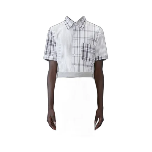 Mix-Pattern Cotton Shirt