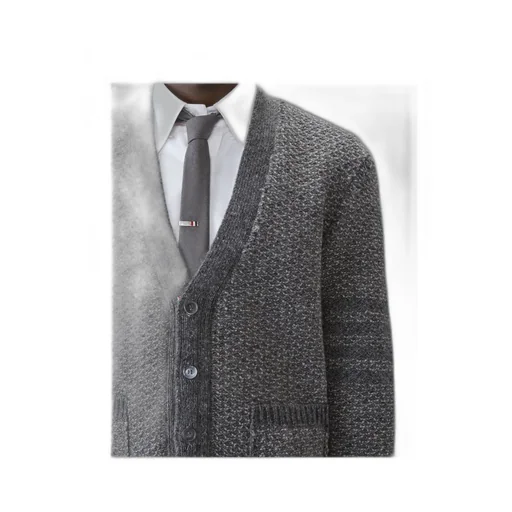 V-Neck Chunky-Knit Cardigan