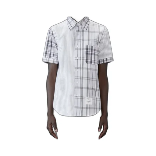 Mix-Pattern Cotton Shirt