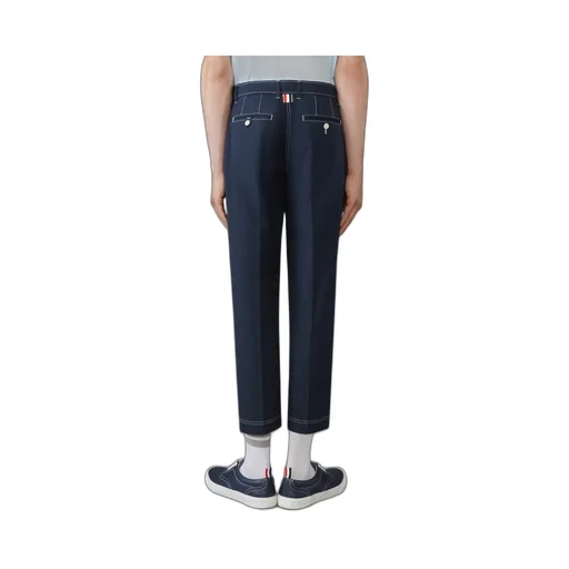 Contrast Stitch Pants