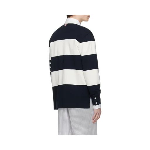 Striped V-Neck Cardigan
