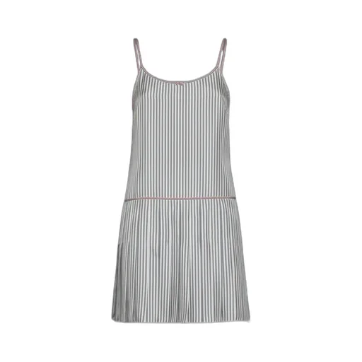 Striped Pleated Minidress