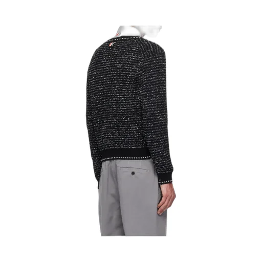 V-Neck Tweed Cardigan