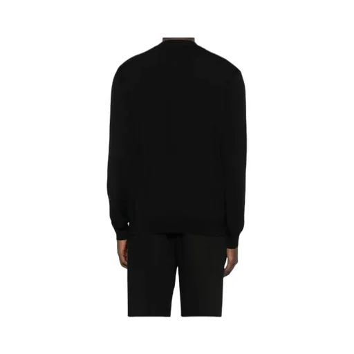 Button-Front Wool Cardigan