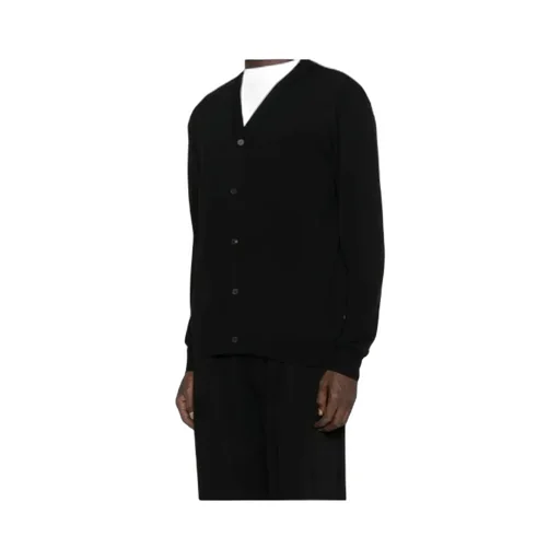Button-Front Wool Cardigan