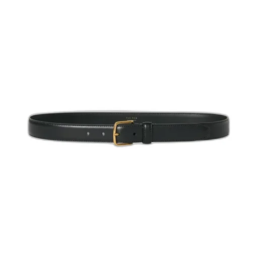 Smooth Square Buckle Leather Belt