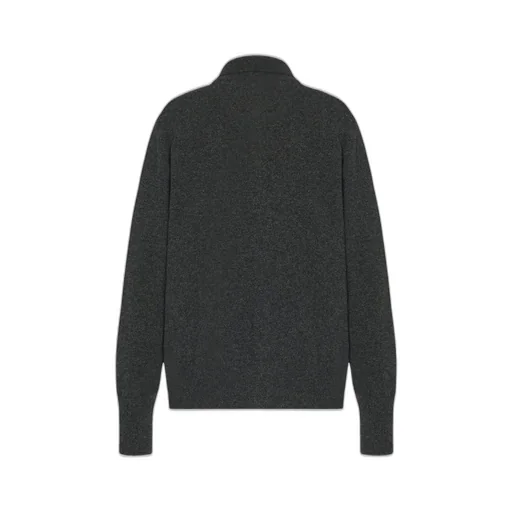 Button-Front Polo Cardigan