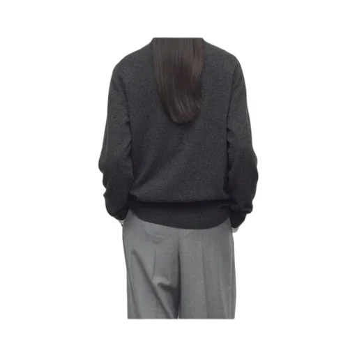 Button-Front Polo Cardigan
