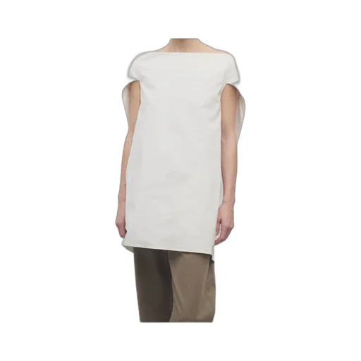 Draped Sleeveless Asymmetric Top