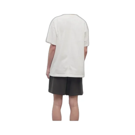 Elasticated-Waistband French Terry Shorts