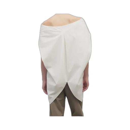 Draped Sleeveless Asymmetric Top