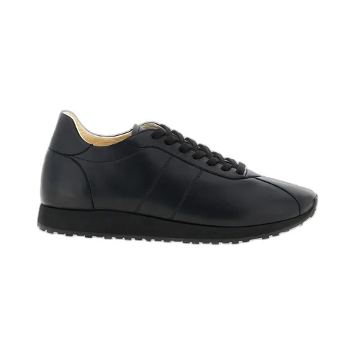 Lace-Up Leather Sneakers
