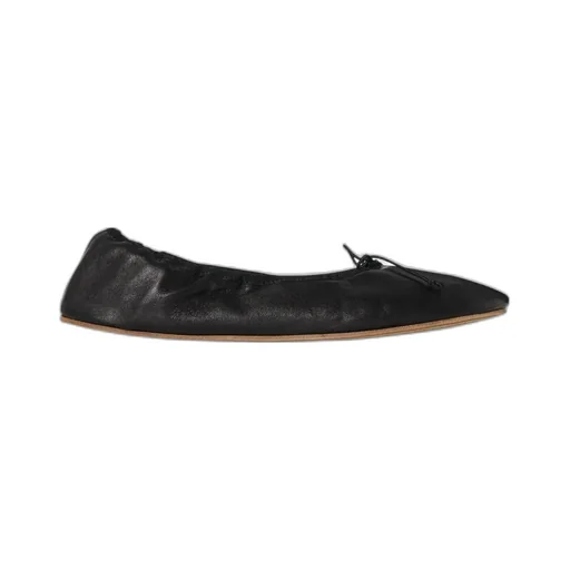 Gathered Ballet Flats