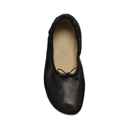 Gathered Ballet Flats